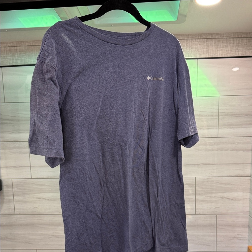 Columbia Men's Heathered Blue Short Sleeve Tee